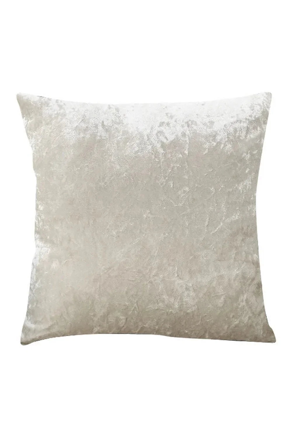 Velvet Cushion Cover in Beige Color