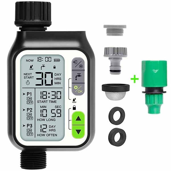 Sensor-Enabled Automatic Watering Timer for Gardens