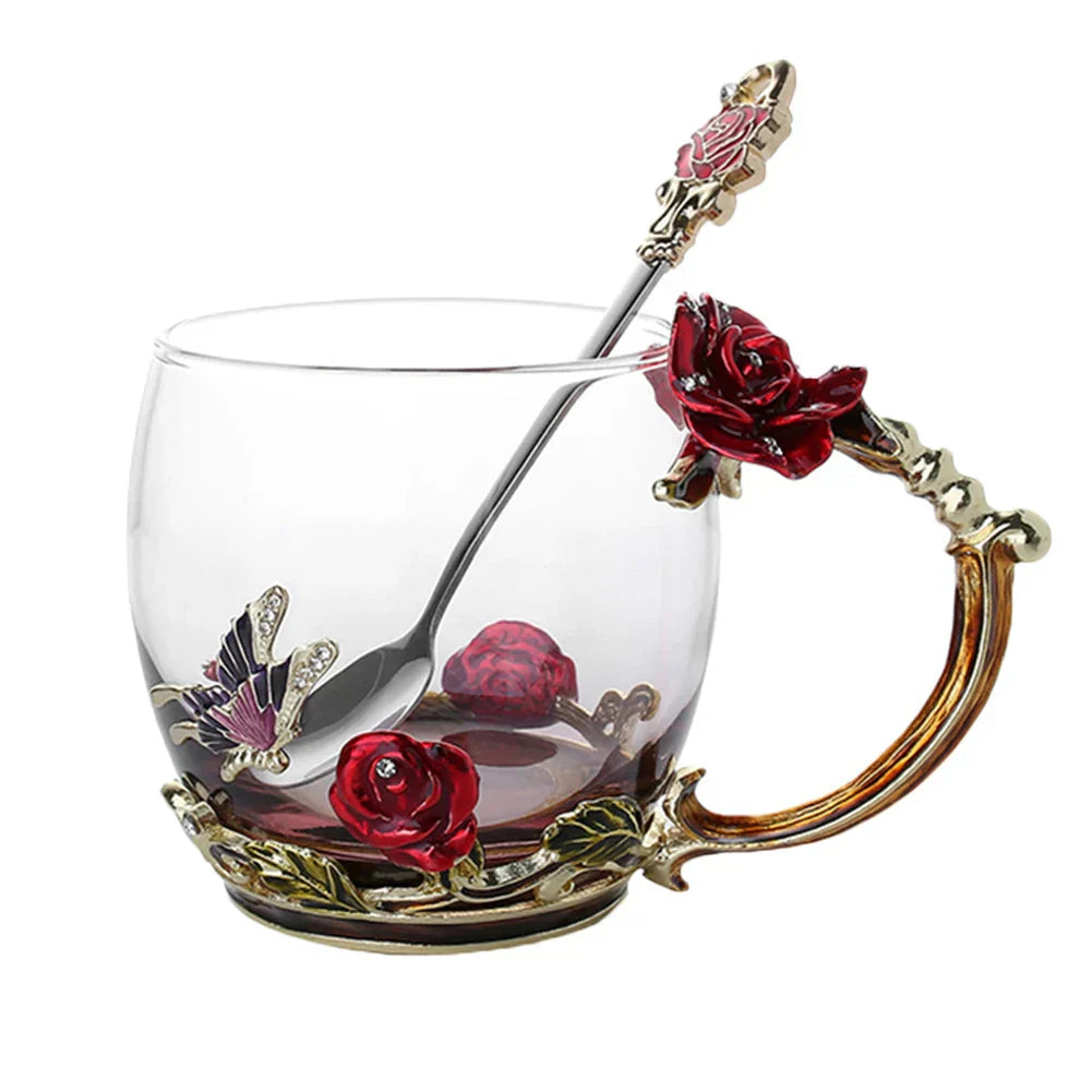 Transparent Mug Set for Mother’s Day - Joyful Gift for Her