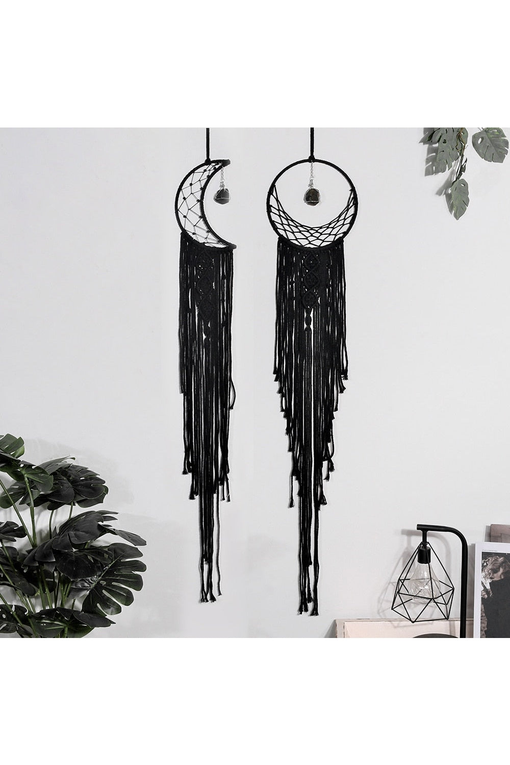 Dreamcatcher in Black - Moon Design