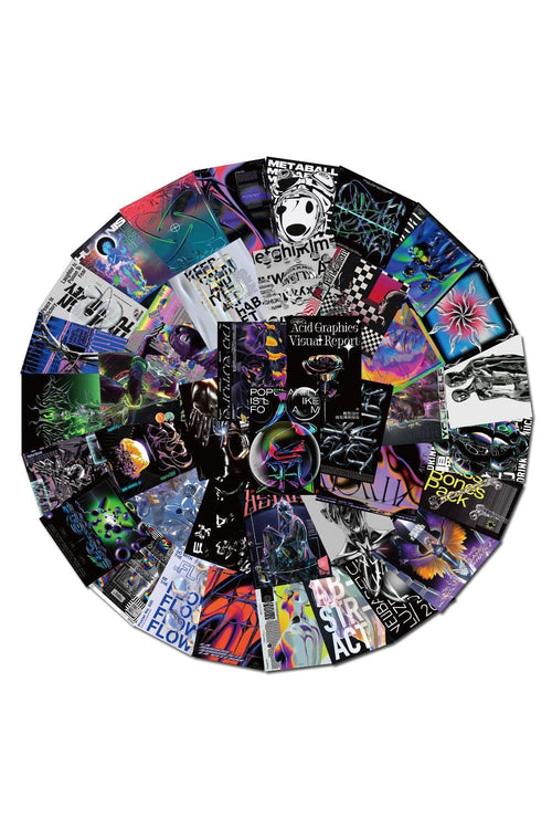 Collection of Graffiti Stickers for Art Enthusiasts