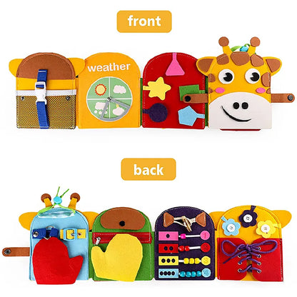 Engaging Felt Activity Book for Skill Development