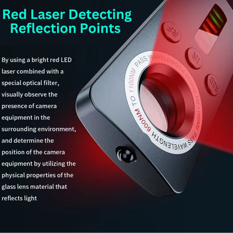 Hidden Camera Detector with Smart Features and Various Detection Modes