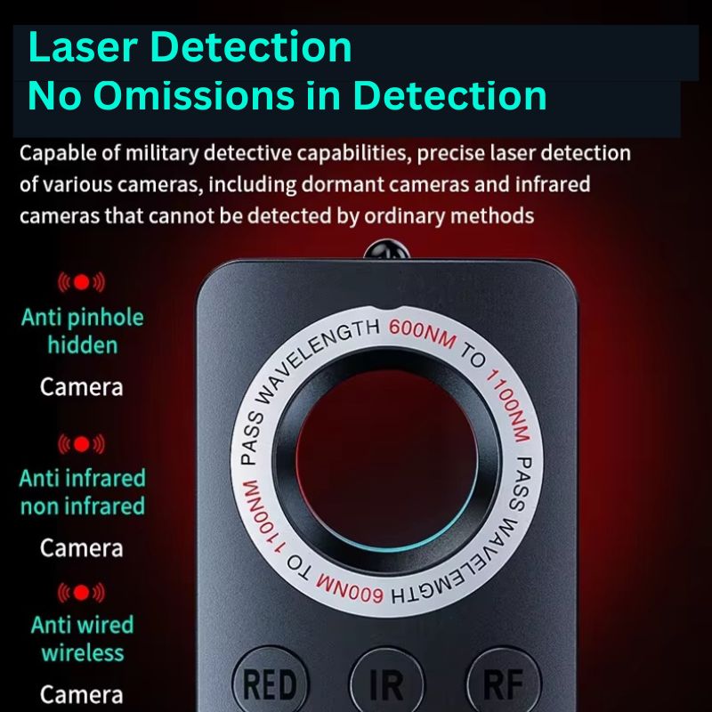 Hidden Camera Detector with Smart Features and Various Detection Modes