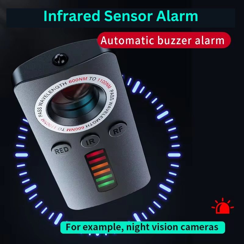 Hidden Camera Detector with Smart Features and Various Detection Modes