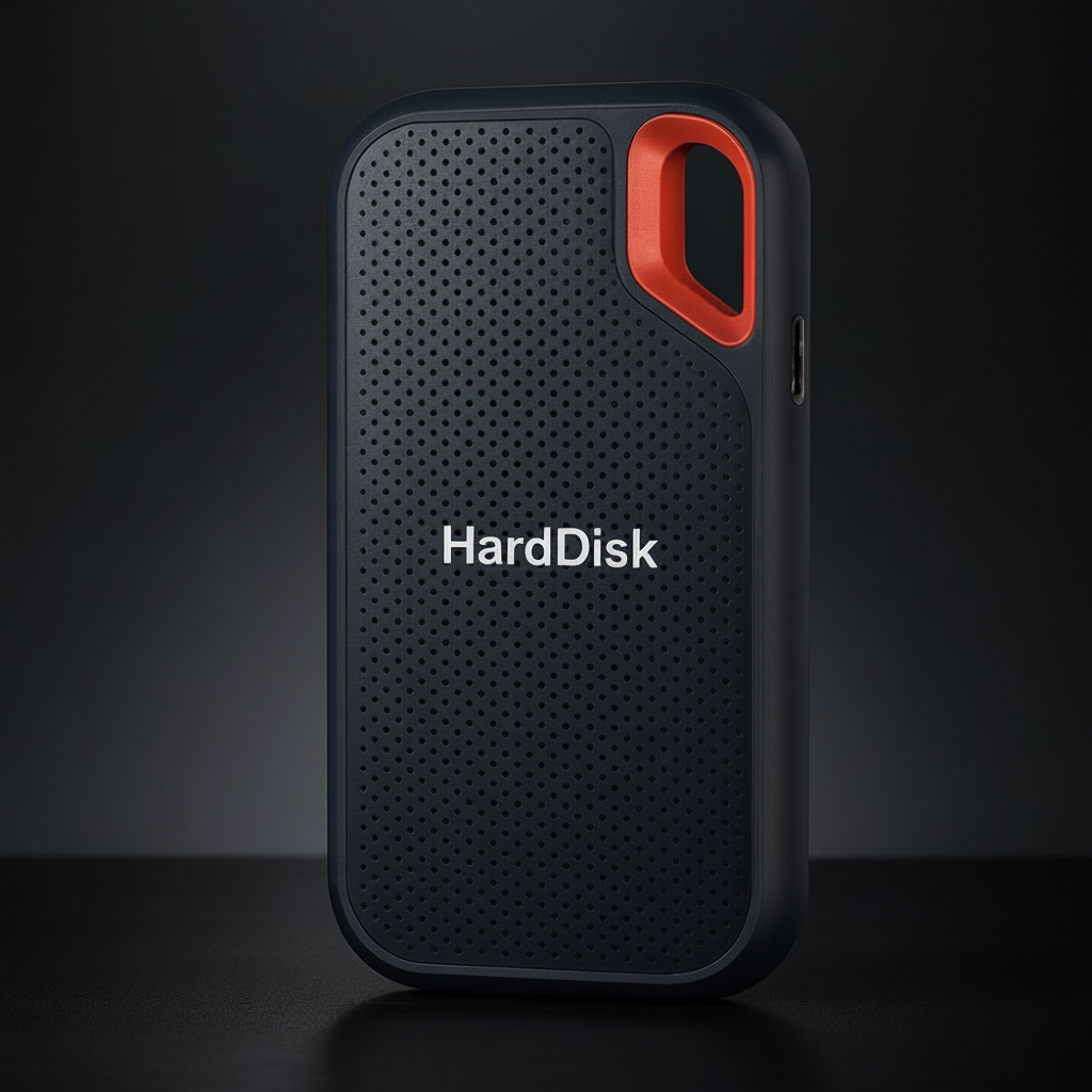 Slim External Solid State Drive – Portable USB C Backup Storage