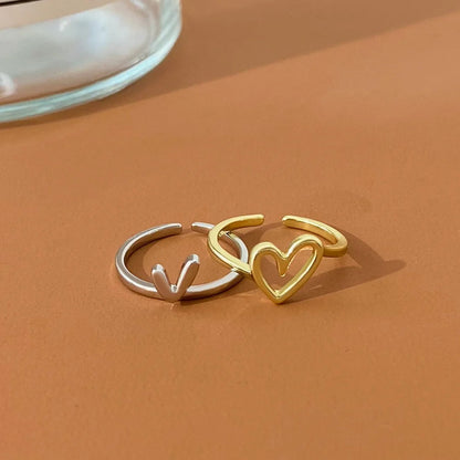 Adjustable Heart Rings for Self-Love and Connection