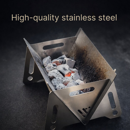 Portable Charcoal Grill | Quick Setup | Sturdy Outdoor Design