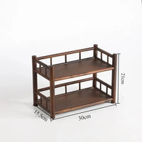 Upright 2-Tier Shelf