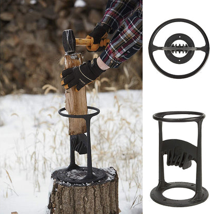 Ironwood Splitting Tool with Safety Ring | Effortless Wood Splitting for Firewood & Outdoor Use