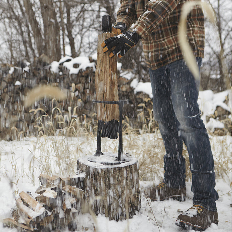 Ironwood Splitting Tool with Safety Ring | Effortless Wood Splitting for Firewood & Outdoor Use