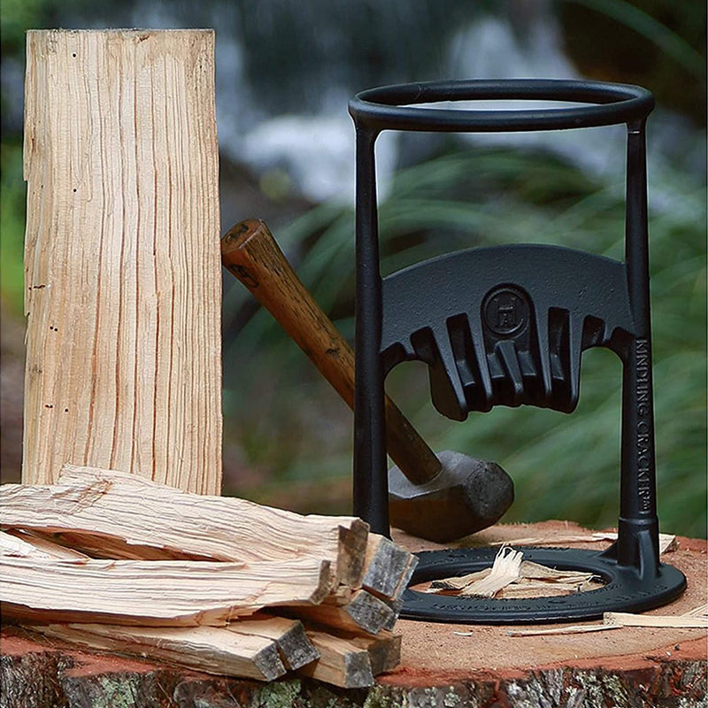 Ironwood Splitting Tool with Safety Ring | Effortless Wood Splitting for Firewood & Outdoor Use