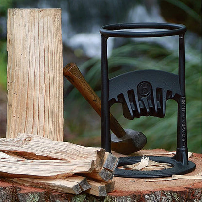 Ironwood Splitting Tool with Safety Ring | Effortless Wood Splitting for Firewood & Outdoor Use