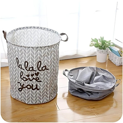 Elegant Foldable Laundry Organizer for Stylish Spaces