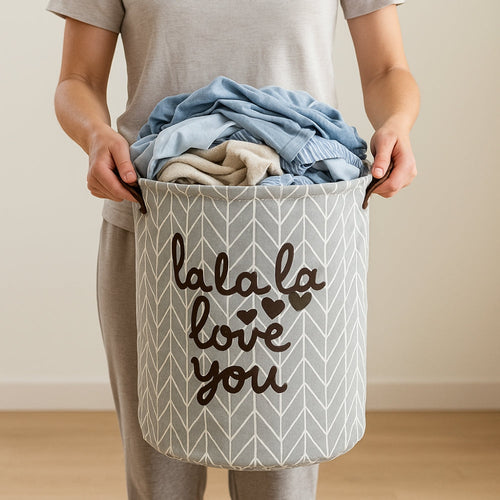 Elegant Foldable Laundry Organizer for Stylish Spaces