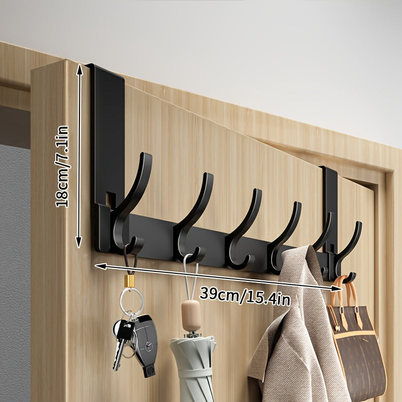 SlimLine Door Hook – Sturdy Aluminum Hanging System Without Drilling