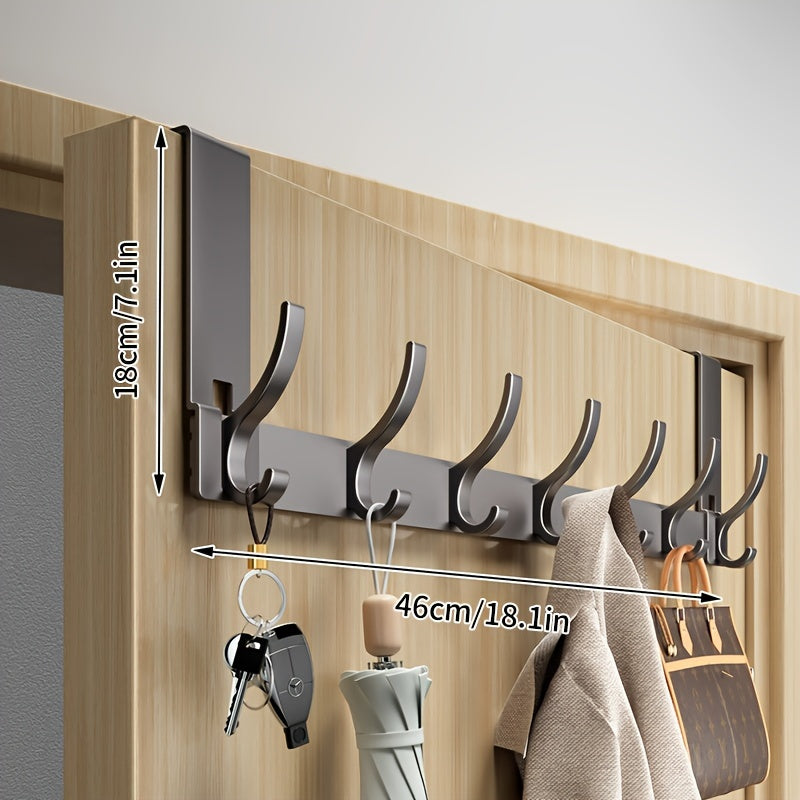 SlimLine Door Hook – Sturdy Aluminum Hanging System Without Drilling