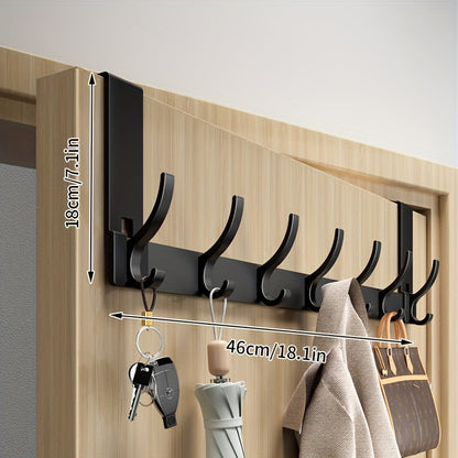 SlimLine Door Hook – Sturdy Aluminum Hanging System Without Drilling