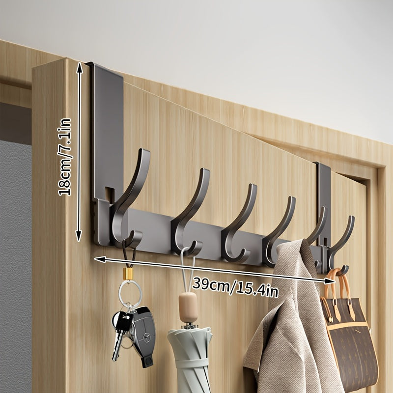 SlimLine Door Hook – Sturdy Aluminum Hanging System Without Drilling