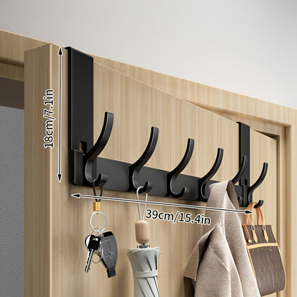 SlimLine Door Hook – Sturdy Aluminum Hanging System Without Drilling