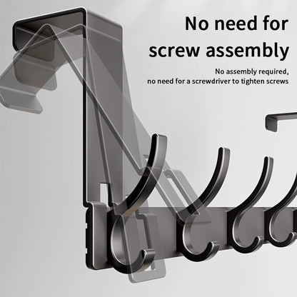 SlimLine Door Hook – Sturdy Aluminum Hanging System Without Drilling