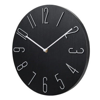 Modern Minimalist Wall Clock – Silent Quartz Movement Design