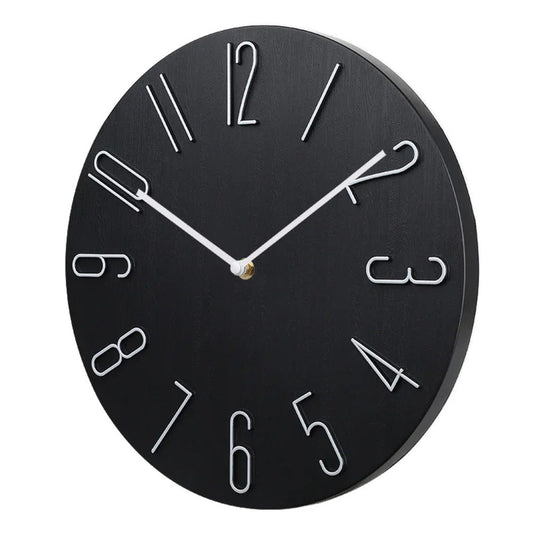 Modern Silent Wall Clock – Minimalist Design with Quartz Movement