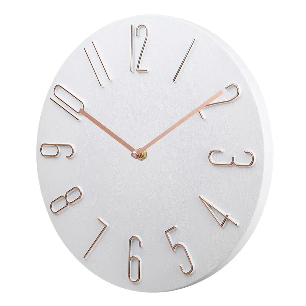 Modern Minimalist Wall Clock – Silent Quartz Movement Design