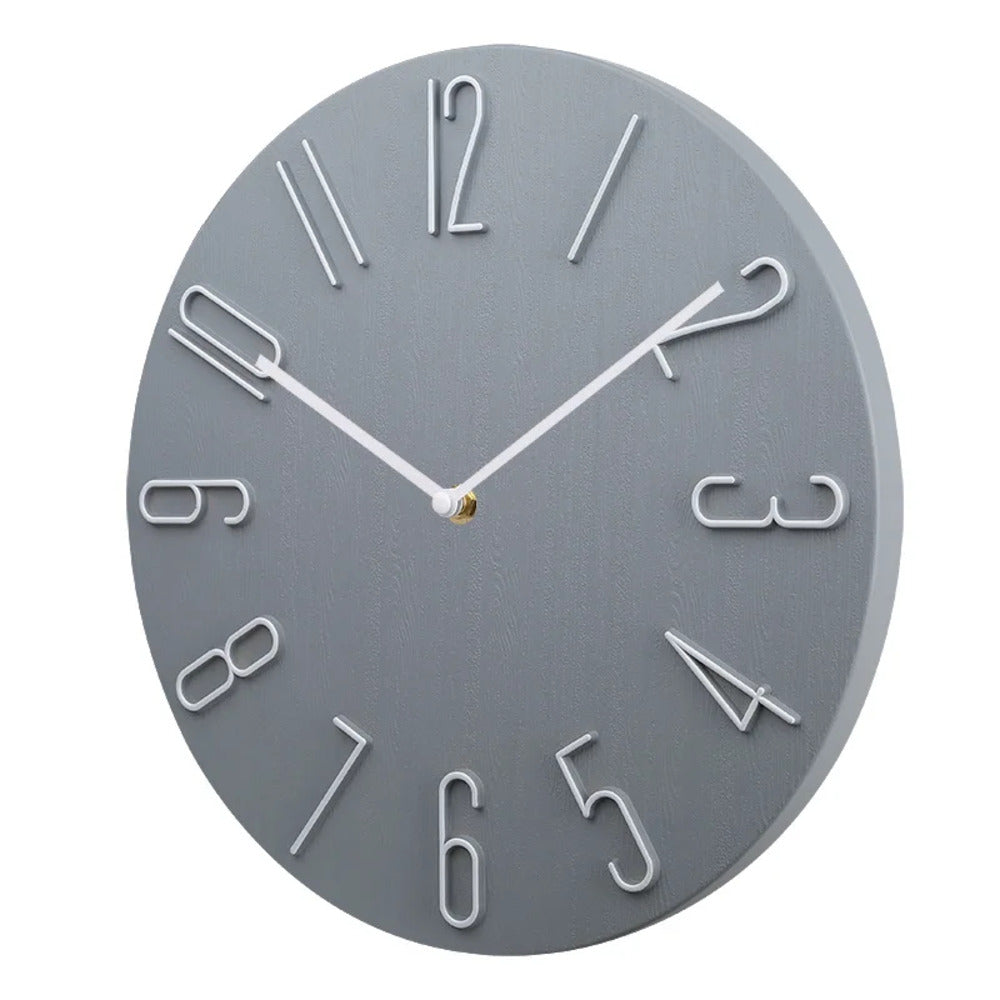 Modern Minimalist Wall Clock – Silent Quartz Movement Design