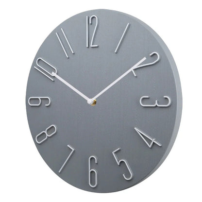 Modern Minimalist Wall Clock – Silent Quartz Movement Design