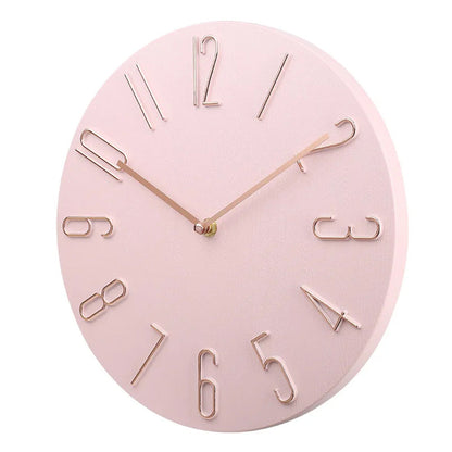 Modern Minimalist Wall Clock – Silent Quartz Movement Design
