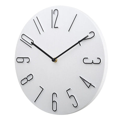 Modern Minimalist Wall Clock – Silent Quartz Movement Design