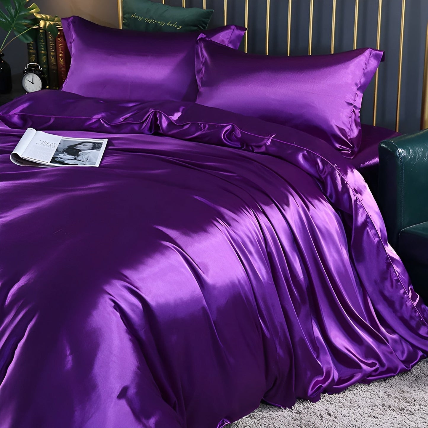 Soft Breathable Luxury Silk Duvet Cover – Easy Care