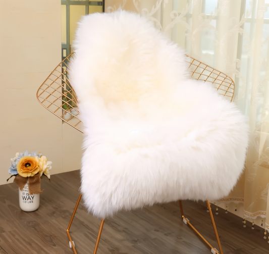 Soft Faux Sheepskin Rug – Luxurious Decorative Carpet for Home