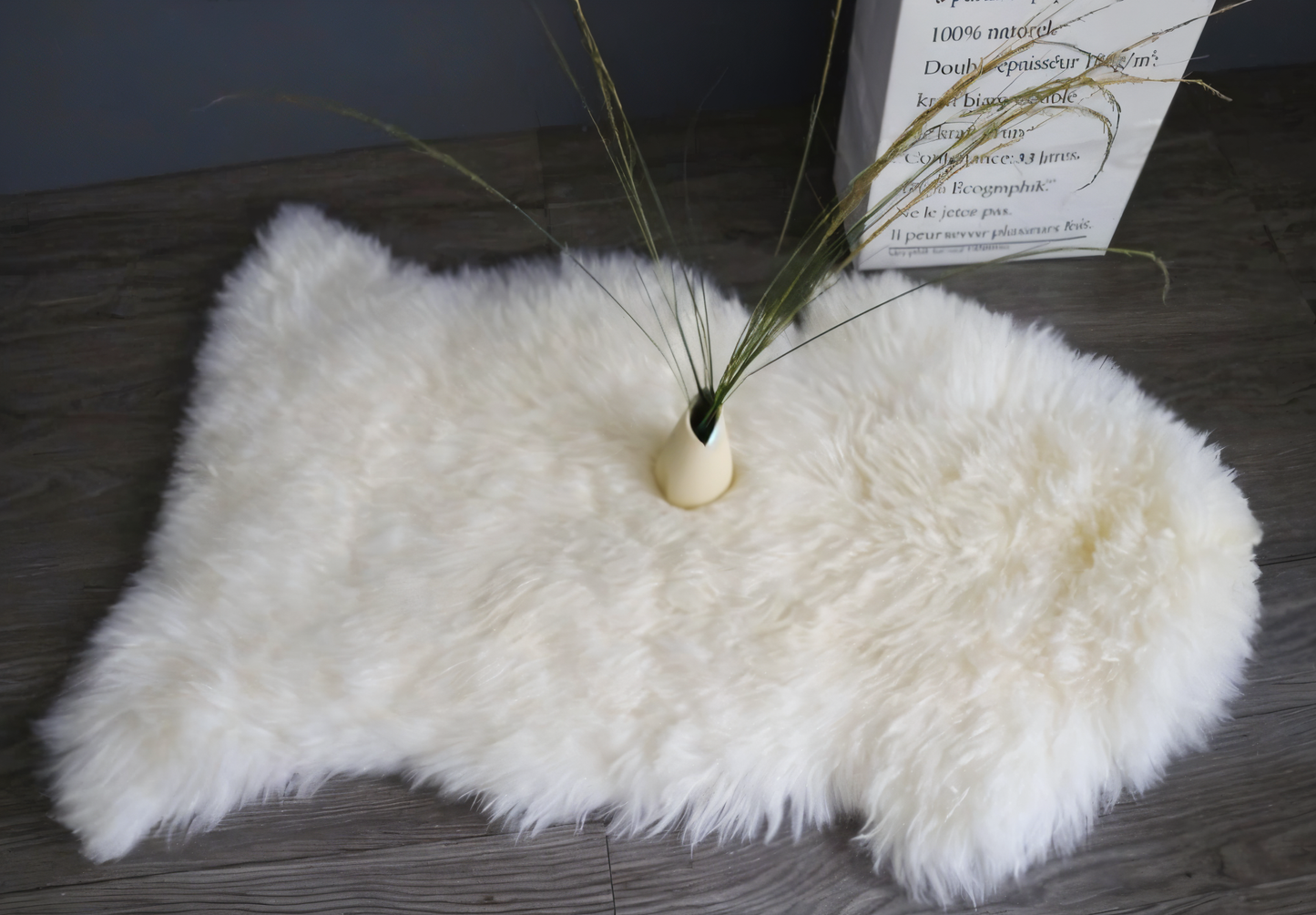 Soft Imitation Sheepskin Rug – Faux Fur for Home Decor