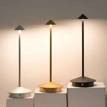 Touch-Controlled LED Lamp – Rechargeable Light for Modern Spaces
