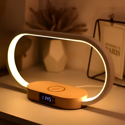 Digital Clock with Charger and Versatile Night Light