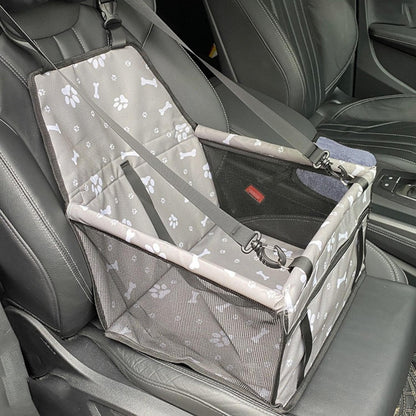 Elevated Dog Car Seat with Waterproof Design – Non-Slip and Secure