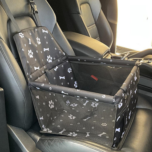 Elevated Dog Car Seat with Waterproof Design – Non-Slip and Secure