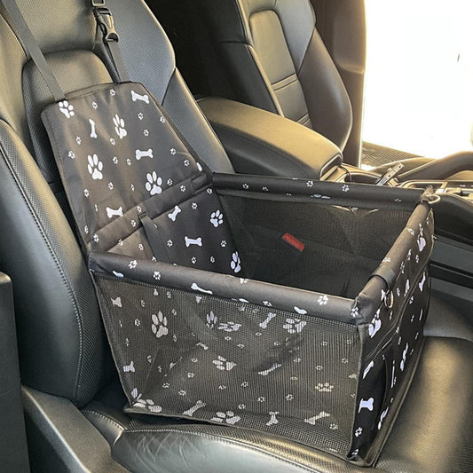 Elevated Dog Car Seat – Waterproof, Non-Slip, and Safe for Travel