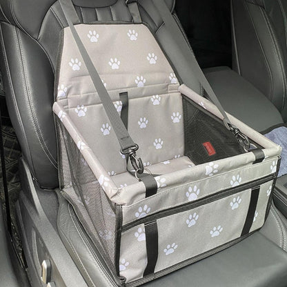Elevated Dog Car Seat with Waterproof Design – Non-Slip and Secure