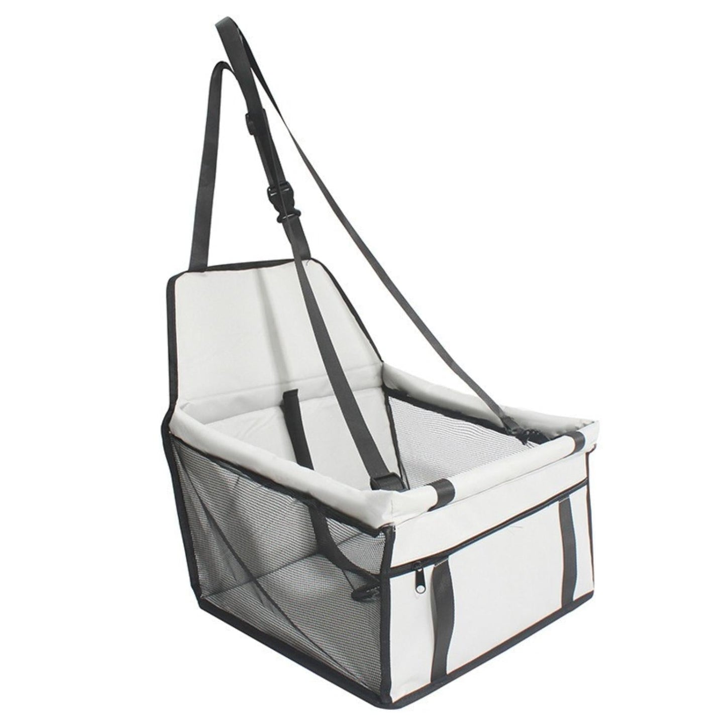 Elevated Dog Car Seat with Waterproof Design – Non-Slip and Secure