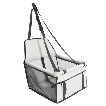 Elevated Dog Car Seat with Waterproof Design – Non-Slip and Secure