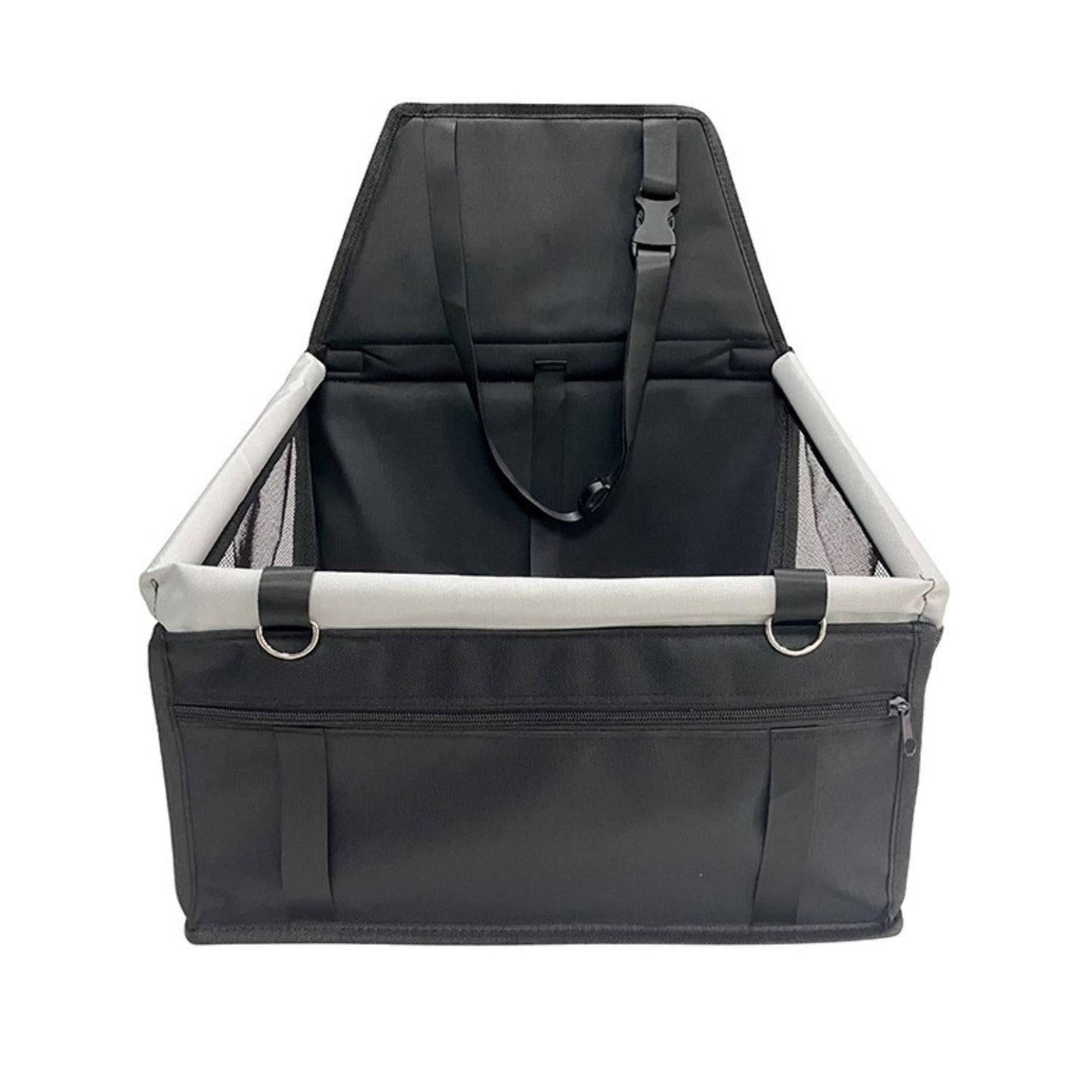 Elevated Dog Car Seat with Waterproof Design – Non-Slip and Secure