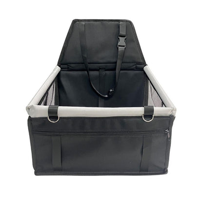 Elevated Dog Car Seat with Waterproof Design – Non-Slip and Secure