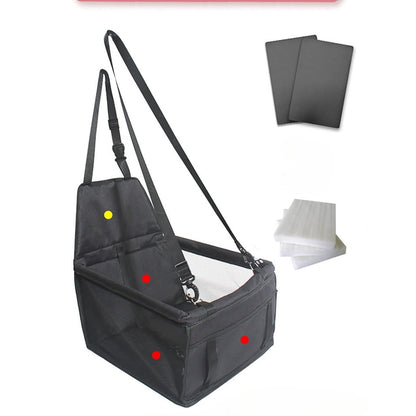 Elevated Dog Car Seat with Waterproof Design – Non-Slip and Secure