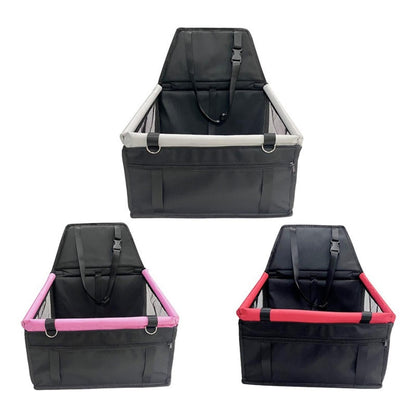 Elevated Dog Car Seat with Waterproof Design – Non-Slip and Secure