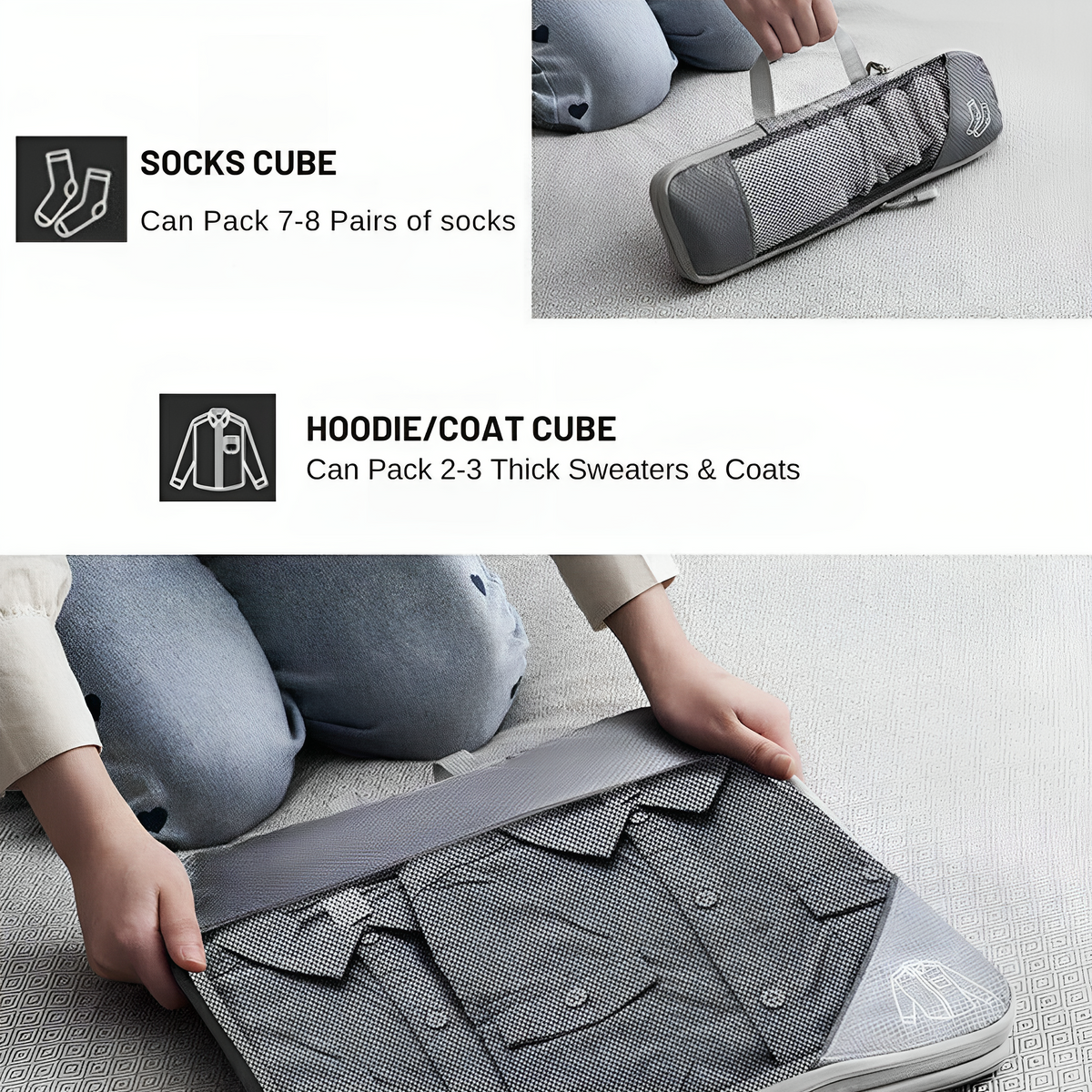 Ultimate Space-Saving Travel Organizer Set