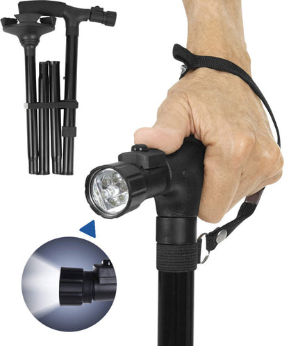 Height-Adjustable Walking Cane