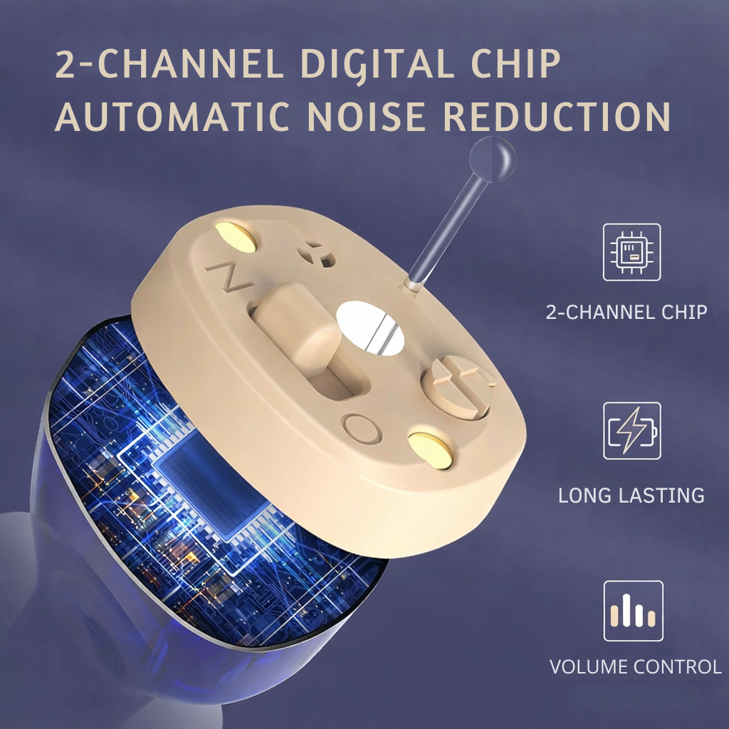 Discreet Sound Amplifier | Effortless Clarity | Noise Cancellation